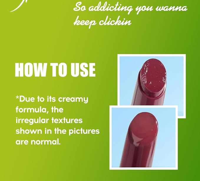 3 Colors Fat Lip Oil Click Slick, Moisturizing and Long-lasting Lip Balm, Non-stick and High Pigment Lip Glow Oil, Lightweight Lip Plumper with Coconut Oil (Set: C)-Velvo Beauty