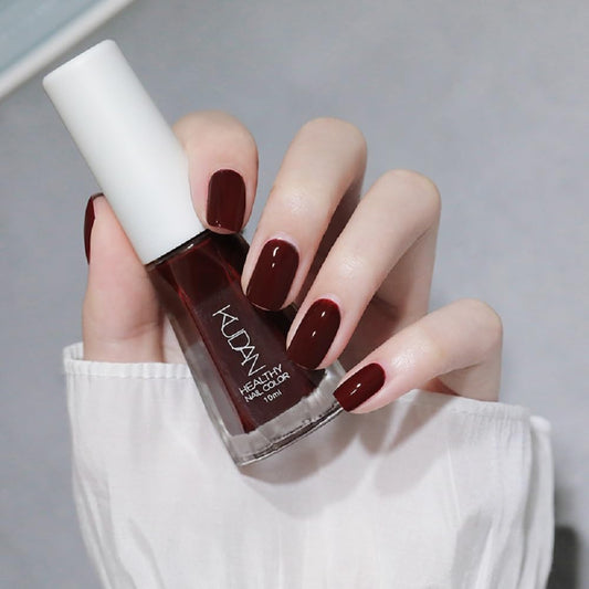 Nail Polish set - Nail Lacquer Quick Dry, Full Size, Vibrant, Colorful, Trendy, Glitter, Glossy, Metallic, Matte Nail Art Nail Shades (N30 Cherry red, 52g)-Velvo Beauty