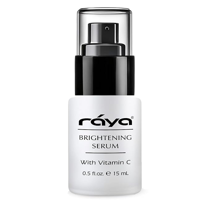 RAYA Brightening Serum (517) | Brightening and Color Restoring Facial Treatment for All Non-Sensitive Skin | Made with Vitamin-C and Vitamin-A-Velvo Beauty