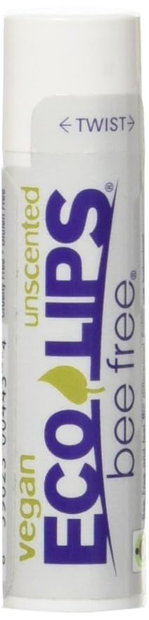 ECO LIPS Bee Free Vegan Unscented Lip Balm, 0.15 OZ-Velvo Beauty