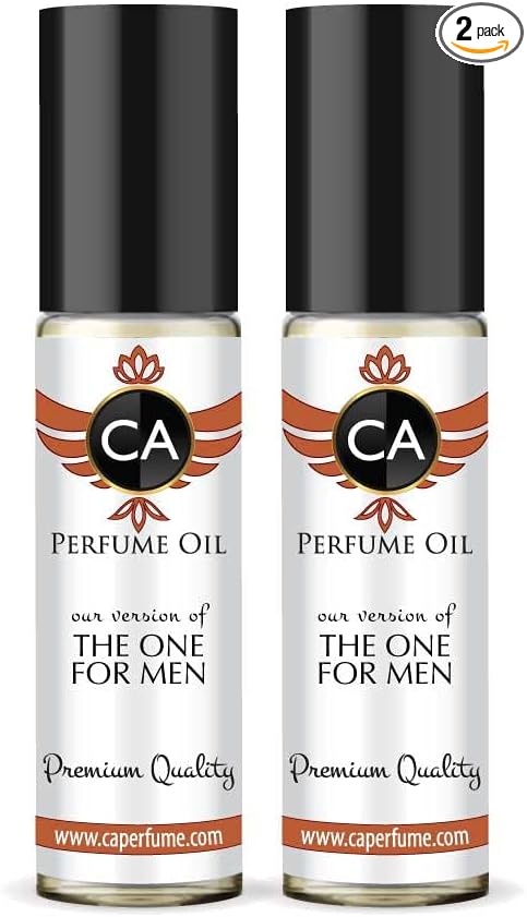 CA Perfume Impression of The One For Men Fragrance Body Oil Roll-On 0.3 Fl Oz-X2-Velvo Beauty