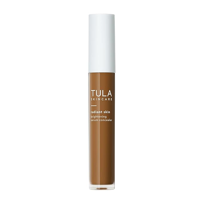 TULA Skin Care Radiant Skin Brightening Serum Concealer - Conceals Dark Circles & Discoloration, Longwearing & Crease-Resistant, Brightens the Appearance of Skin Over Time, Shade 170, 0.18 fl oz.-Velvo Beauty