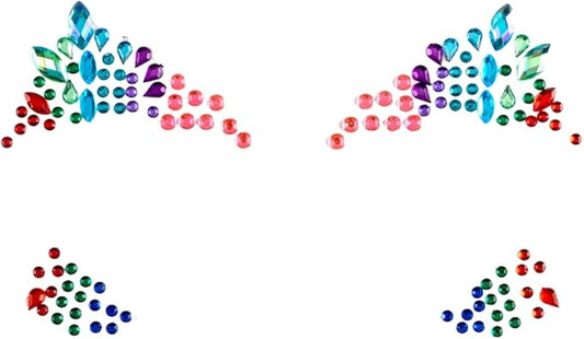 PaintLab Eye Gems, Self-Adhesive Rhinestones for Makeup, Face Jewels for Beginners, Kids, Teens, and Women, Ethereal-Velvo Beauty