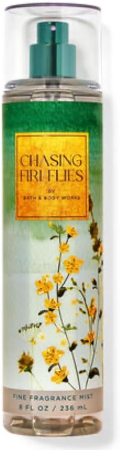 Bath & Body Works - 3 Piece Bundle - Spray - Body Cream - Shower Gel - Full Size and Gift Bag HELLO GORGEOUS (Chasing Fireflies)-Velvo Beauty