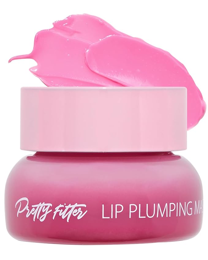 TOUCH IN SOL Pretty Filter Lip Plumping Mask - Lip Volumizing and Moisturizing with Shea Butter, Korean Skincare - Hydrating, Lip Repair, Lip Plumps, Raspberry Scent-Velvo Beauty