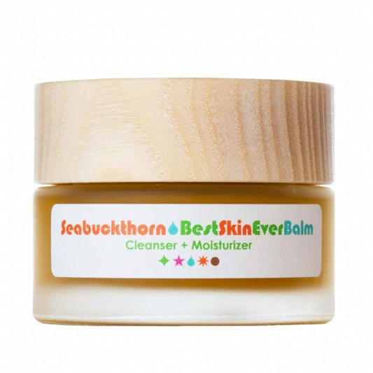 Living Libations - Organic Best Skin Ever Balm | Natural, Wildcrafted, Vegan Clean Beauty (Seabuckthorn, 1 oz | 30 ml)-Velvo Beauty