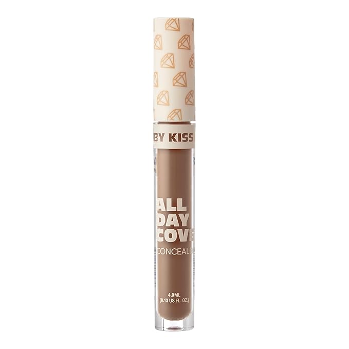 Ruby Kisses All Day Concealer Lightweight Full Coverage Multi-Use Concealer 0.13 Fl Oz (4-1 Mocha (10))-Velvo Beauty