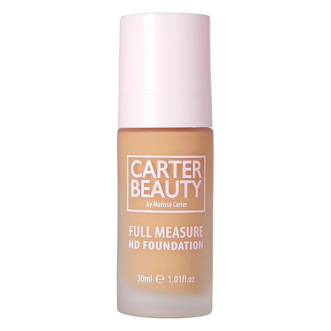 Carter Beauty By Marissa Carter Full Measure HD Foundation, Full Coverage Matte Formula - Water-Based, Soft Skin Perfector - Vegan And Cruelty Free, Paraben And Sulfate Free - Creme Brulee - 1.01 OZ-Velvo Beauty