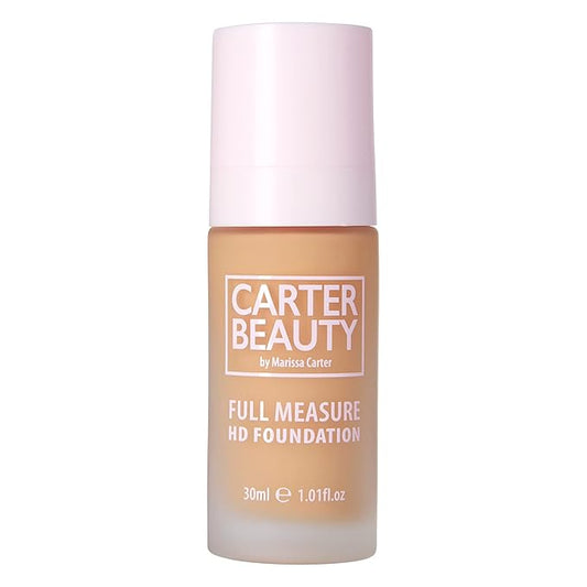 Carter Beauty By Marissa Carter Full Measure HD Foundation, Full Coverage Matte Formula - Water-Based, Soft Skin Perfector - Vegan And Cruelty Free, Paraben And Sulfate Free - Creme Brulee - 1.01 OZ-Velvo Beauty