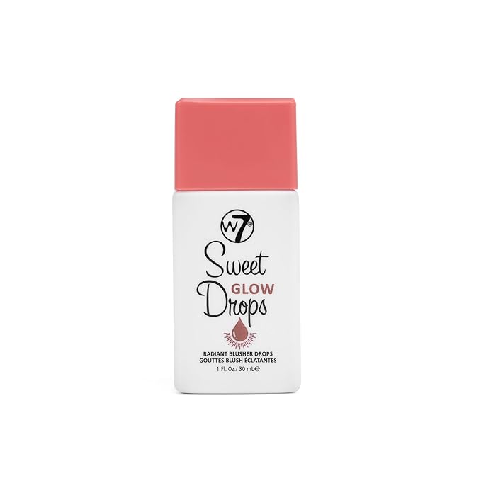 W7 Sweet Glow Drops - Liquid Blusher Drops For Brightened Skin & A Radiant Finish-Velvo Beauty