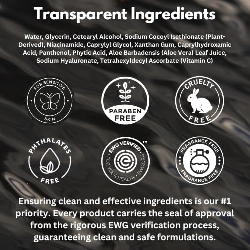 Face Duo – EWG Verified Face Wash (5 fl oz) & Moisturizer (1.7 fl oz), Removes Dirt, Hydrating Set with Aloe, Niacinamide, Vitamin C & Squalane-Velvo Beauty