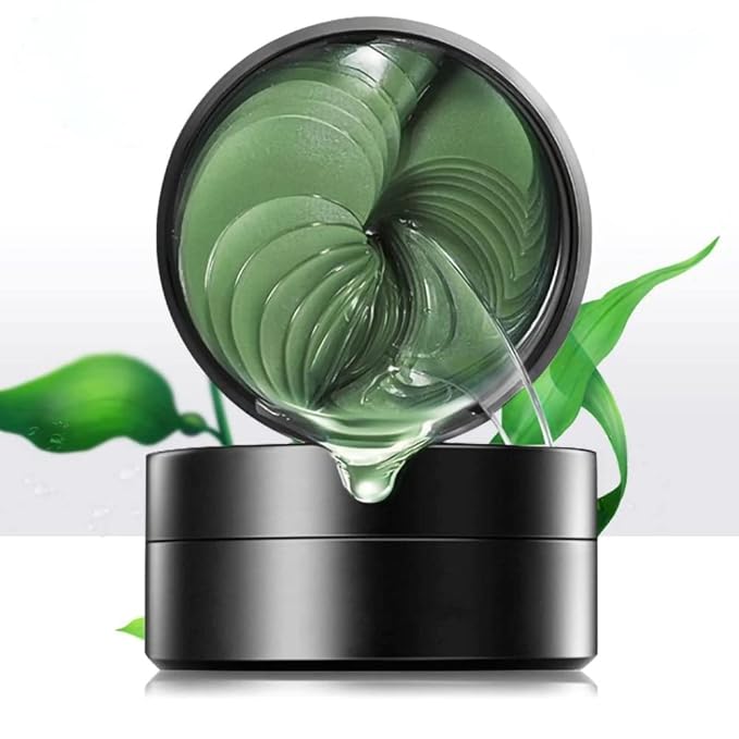 Senana MarinaUnder Eye Masks, Eye Lines And Moisturizing Eye Patches, Moisturizing, Nourishing, Improving Eye Bags, Dark Eye Circles, Under Eye Gel Pads with Collagen Hyaluronic Acid (60 Pieces) (Deep Seaweed Collagen)-Velvo Beauty