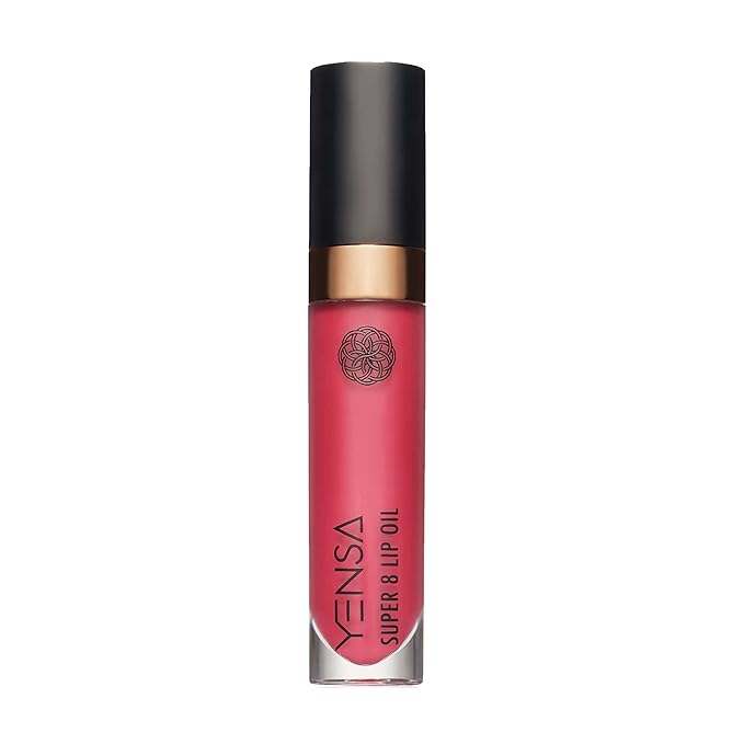 YENSA Super 8 Lip Oil, Natural Korean Moisturizing Gloss, No-Sticky Transparent Formula For Hydrating Lip Care (Boss Berry) .22 fl oz-Velvo Beauty