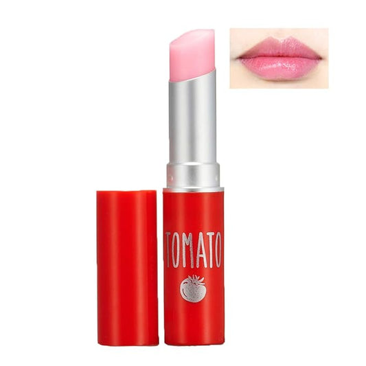 SKINFOOD Tomato Jelly Tint Lip (#04 Milk Tomato) - Moisturizing Tinted Lip Balm with Tomato Extracts, Healthy Looking Long Lasting Natural Lip Makeup - Natural Tinted Lip Balm - Lip Balm with Color-Velvo Beauty