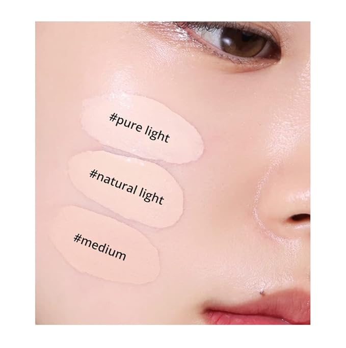 S2ND Zero Fit Matte Cushion Natural Coverage Foundation Air Cushion, Long-Lasting Hydrating Compact (#Pure Light (#17~19))-Velvo Beauty