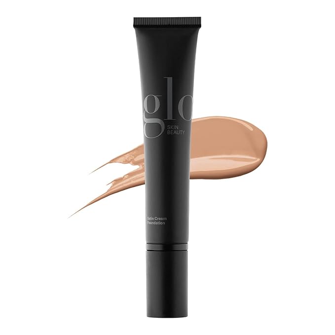 Glo Skin Beauty Satin Cream Foundation Makeup for Face, Golden Dark - Full Coverage, Semi Matte Finish, Conceal Blemishes & Even Skin Tone-Velvo Beauty