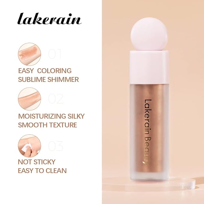 Liquid Highlighter - Luminous Finish Light Liquid Luminizer Makeup Enhanced with Pearl Particles & Botanical Blend, Weightless Dewy Glow for Radiant Skin, Vegan, Cruelty-Free (#02 Starlight)-Velvo Beauty