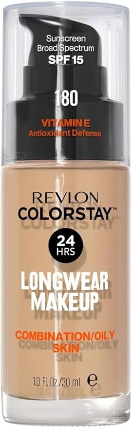 Revlon Colorstay Liquid Makeup Foundation with Pump - 180 Sand Beige-Velvo Beauty