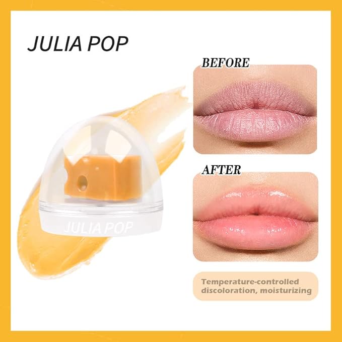 AKARY Triangle Cheese Tinted Lip Balm, Natural Moisturizing Lip Care All-day Moisture, Daily Lip Balm for Dry Cracked Skin, Soothing, & Refreshing, Hydration Treatment & Lip Care-Velvo Beauty