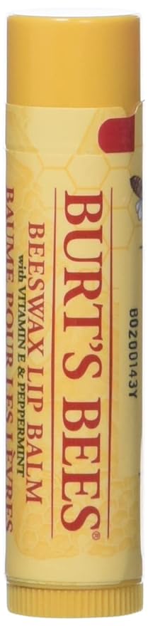 Burt's Bees Beeswax Lip Balm Tube, 15-Ounce Tubes (Pack of 4)-Velvo Beauty