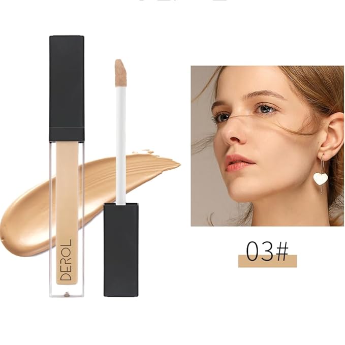 Liquid Concealer Makeup - Natural Coverage & Highly Pigmented Lightweight Concealers 6.5ml (03)-Velvo Beauty