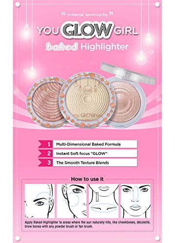 J.CAT BEAUTY You Glow Girl Baked Highlighter - Mermaid Skin-Velvo Beauty