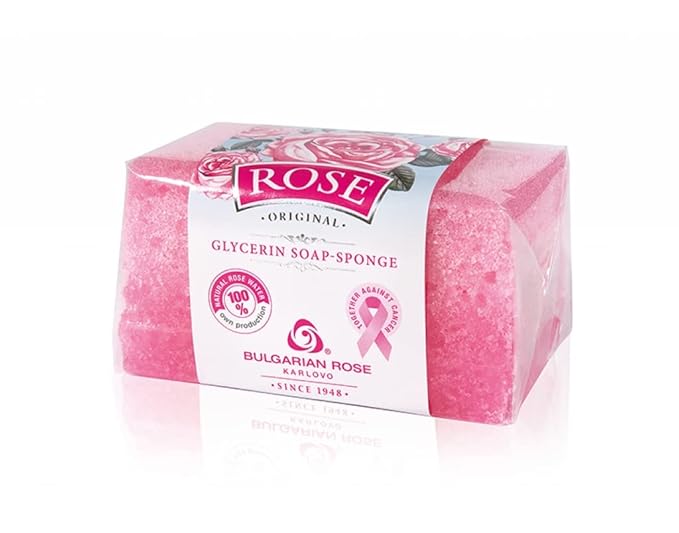 Bulgarian Rose Moisturizing Daily Regimen 5 Piece Gift Set - Rose Day Cream, Rose Night Cream, Exfoliating Face Mask, Rose Soap, Rose Soap Sponge-Velvo Beauty