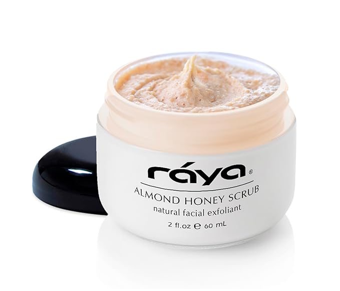 RAYA Almond Honey Facial Scrub (106) | Natural Exfoliating Facial Scrub for Non-Blemished Skin | Polishes, Softens, and Creates a Glowing Complexion-Velvo Beauty
