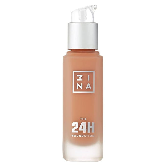 3INA The 24H Foundation 615-24H Long-Wearing Formula - Medium To High Buildable Coverage - Smooth Matte Finish - Expanded Shade Selection - Waterproof, Cruelty Free, Vegan Makeup - 1.01 Oz-Velvo Beauty