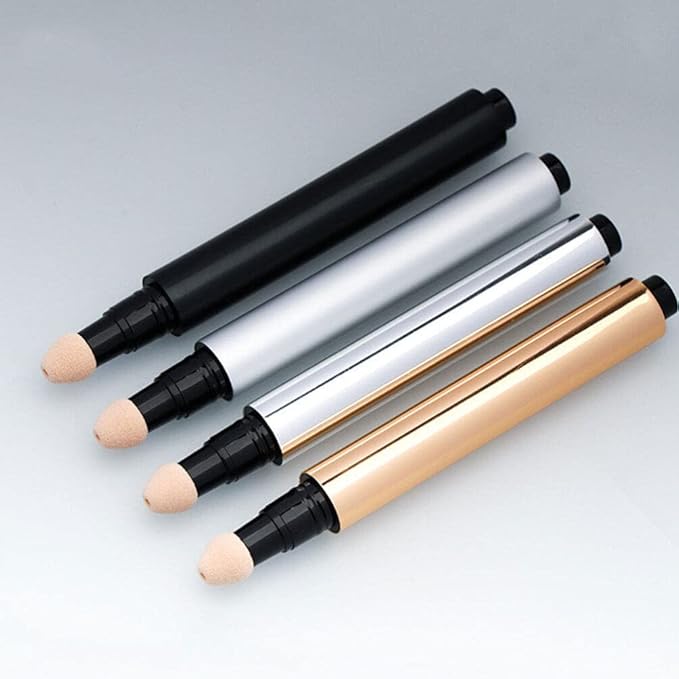 Beaupretty 4Pcs 3ml Empty DIY Cosmetics Tube Empty BB Cream Bottle Concealer Sub Tube Liquid Foundation Tube,-Velvo Beauty