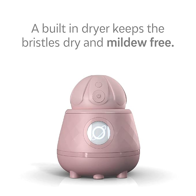 TAO Clean Ona Diamond Orbital Facial Brush and Cleansing Station – Suave Mauve – Electric Face Cleansing Brush with Ergonomic Handle, Dual Speed Settings-Velvo Beauty