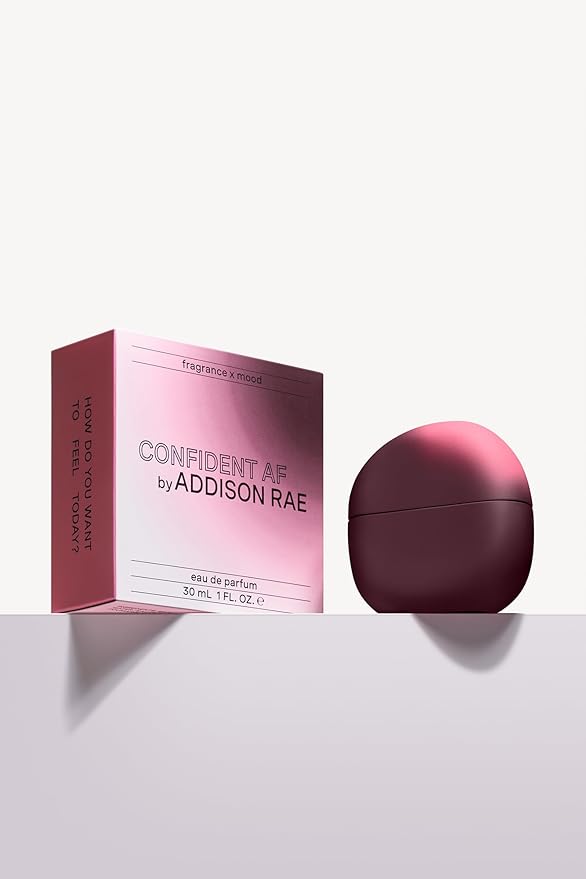 Addison Rae Fragrance Confident - Luxury Perfume for Women -Fruity Floral Scent - Eau De Parfum -Notes of Vanilla, Strawberry, Jasmine -Long Lasting Vegan Travel Cologne- Gift for Her- 1 oz EDP Spray-Velvo Beauty