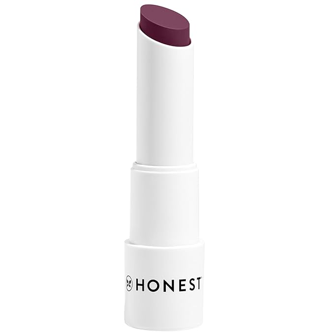 Honest Beauty Tinted Lip Balm | Antioxidant-rich Acai Extracts + Avocado Oil | EWG Certified, Vegan, Cruelty Free | Plum Drop-Velvo Beauty