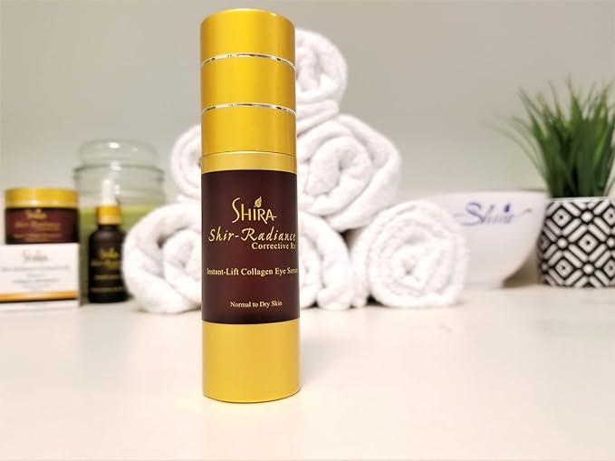 Shira Shir Radiance Corrective RX Instant-Lift Collagen Light-Weight Eye Serum Reduces Dark Circles Dullness Fine Lines and Wrinkles (30ml)-Velvo Beauty