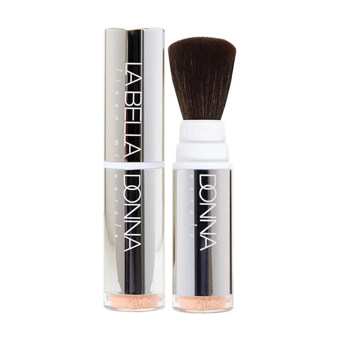 Minerals on the Go - (Dispensing Brush w/Loose Foundation) in Honey-Velvo Beauty