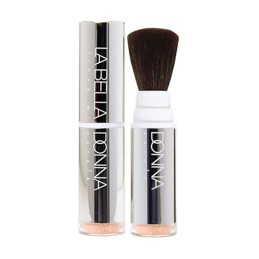 Minerals on the Go - (Dispensing Brush w/Loose Foundation) in Honey-Velvo Beauty