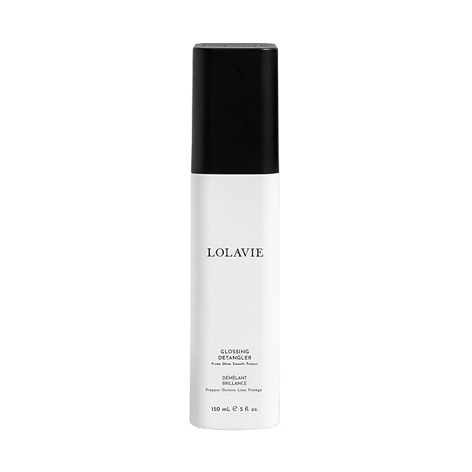 LolaVie Glossing Detangler - 5 oz - Delivers 15x Softer, Smoother Hair & 99% Reduction in Flyaways - 450-Degree Heat Protectant - Color Safe - All Hair Types-Velvo Beauty
