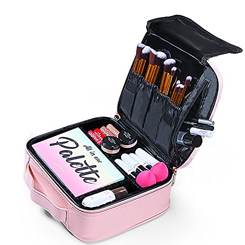 All-in-One Makeup Gift Set Carry All Makeup Kit for Women Full Kit With Makeup Case Lipgloss Lipstick Concealer Blush Foundation Face Powder Eyeshadow Palette Cosmetic Palette #1-Velvo Beauty