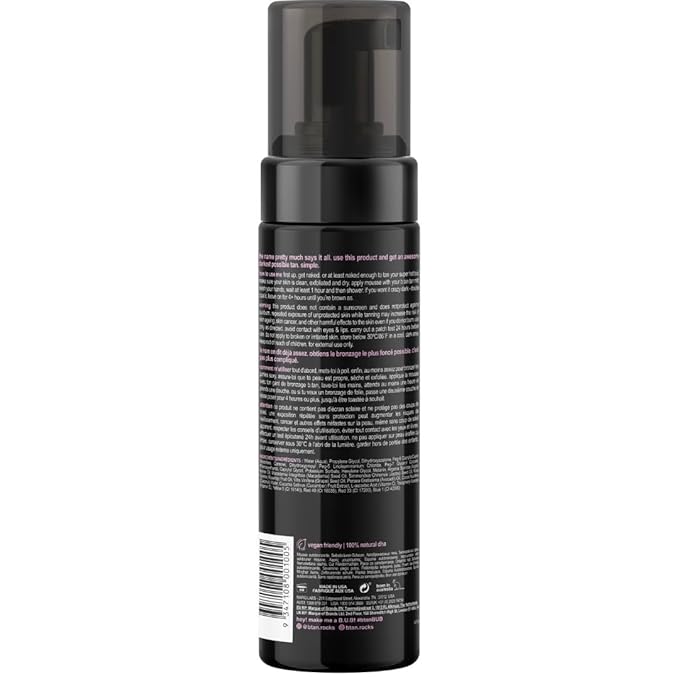 b.tan Ultra Dark Self Tanner Mousse | I Want The Darkest Tan Possible - Fast, 1 Hour Express Sunless Tanning Foam, Golden Bronzing Glow, Face & Body, No Fake Tan Smell, Vegan, Cruelty Free, 6.7 Fl Oz-Velvo Beauty