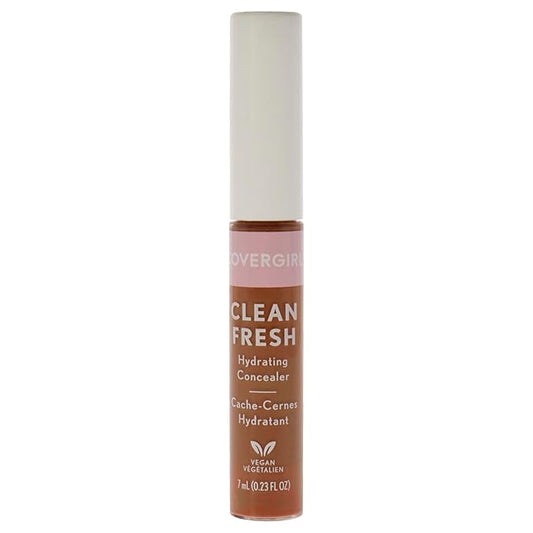 COVERGIRL Clean Fresh Hydrating Concealer, Deep Dark, 0.23 Fl Oz-Velvo Beauty