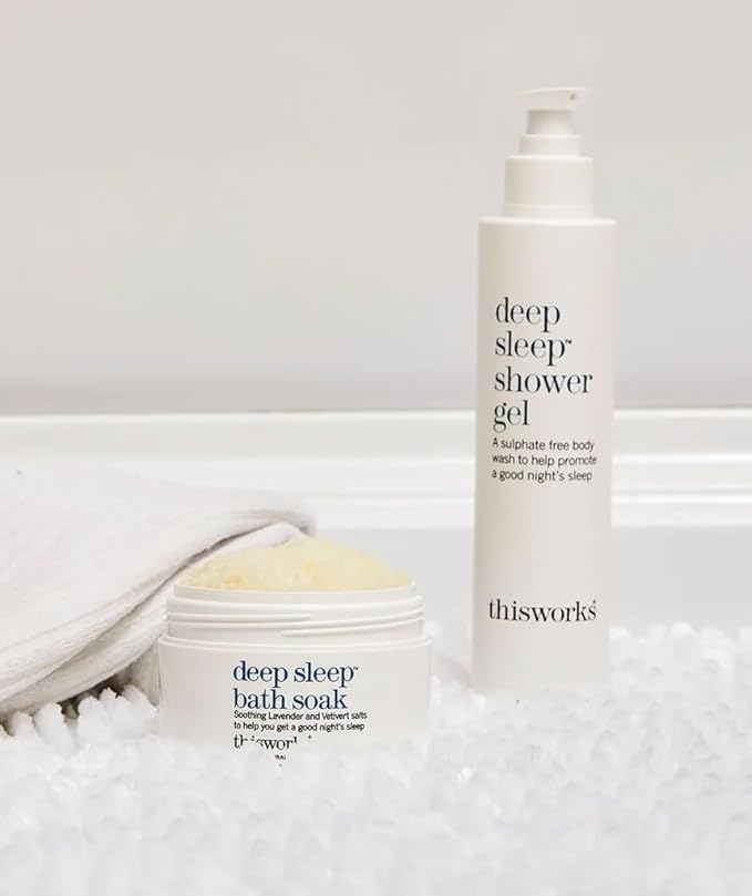 THISWORKS deep sleep shower gel: Calms the Mind and Protects the Skin, 8.4 fl oz (250ml)-Velvo Beauty