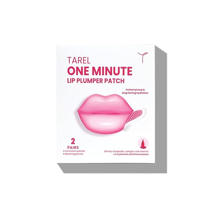 One Minute Lip Plumper Patch - Instant Lip Hydration Patch with Hyaluronic Acid & Collagen Microvector from Tarel Laboratory-Velvo Beauty