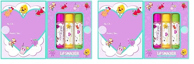 Lip Smacker Valentine's Day Collection Story Book Purple Cover (Pack of 2)-Velvo Beauty