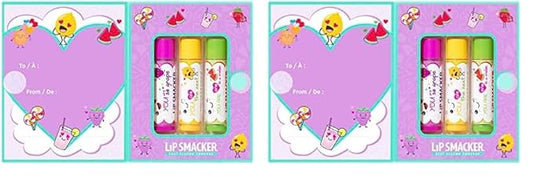 Lip Smacker Valentine's Day Collection Story Book Purple Cover (Pack of 2)-Velvo Beauty