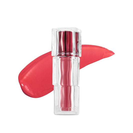 TIRTIR [*Mini Size Waterism Tinted Lip Gloss #17 Aliven, 0.06 Fl Oz – Kiss Ready Lipgloss, 12H Long Lasting Non Sticky Natural Tinted Glow Korean Multiuse Cheek and Lip Tint for Women gift-Velvo Beauty