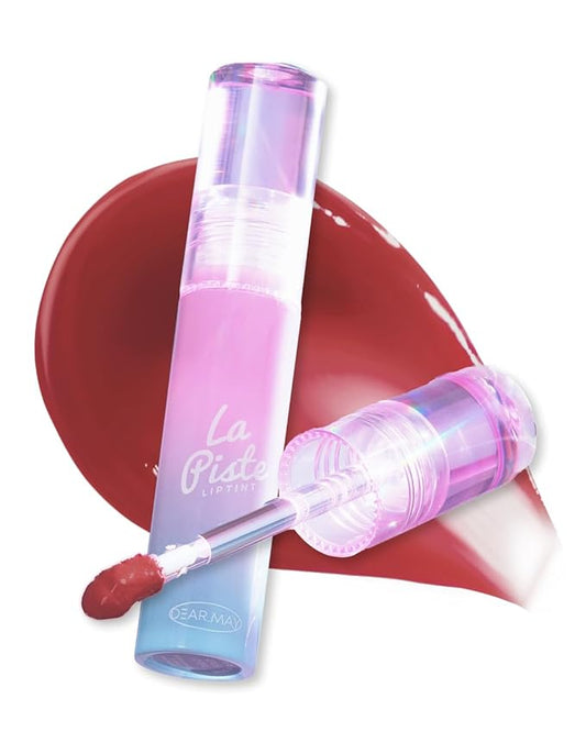 DEARMAY LA PISTE LIP TINT LP05 Starry 0.14 oz. long lasting lip stain with glossy finish and lightweight texture, non sticky, hydrating formula with no flaking and glassy vivid tint, korean makeup-Velvo Beauty
