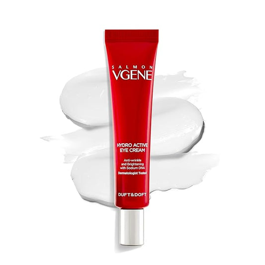 DUFT & DOFT Vgene Hydro Firming Lifting Booster Eye Cream - Anti Wrinkle, Dark Circles, Depuffing with Collagen and Niacinamide 0.9 Fl Oz-Velvo Beauty