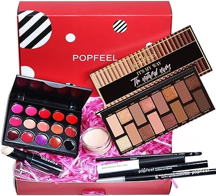 Makeup Kit for Women Full Kit, All in One Makeup Gift Set, Make up Kits for Beginners and Professionals - Eyeshadow Palette, Lipstick, Mascara, Concealer, Brush, Eyeliner, Eyebrow pencil-Velvo Beauty