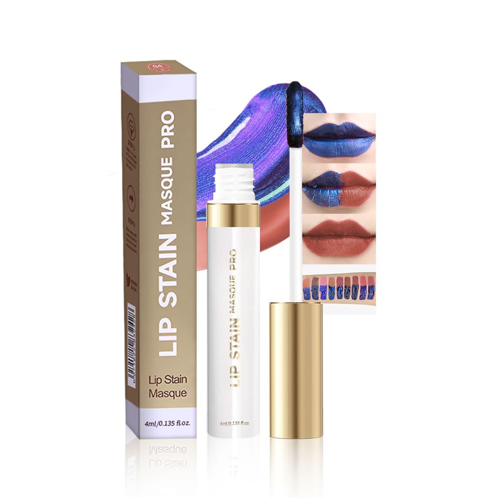 Lip Stain - Wipe-Off &Peel Off Lip Color | Waterproof, Long Lasting, Transfer-Resistant, Smudge-Proof Lip Tint | Easy Wipe Finish, High Pigment | All-Day Vibrant Kiss-Proof Lip Stain, Muted Terracotta-Velvo Beauty