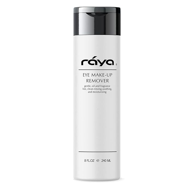 Raya Eye Make-Up Remover 8 oz (105) | Oil-Free, Make-Up Removing Cleansing Fluid | Gently Removes Non-Water-Proof Mascara | Great For Sensitive Skin-Velvo Beauty